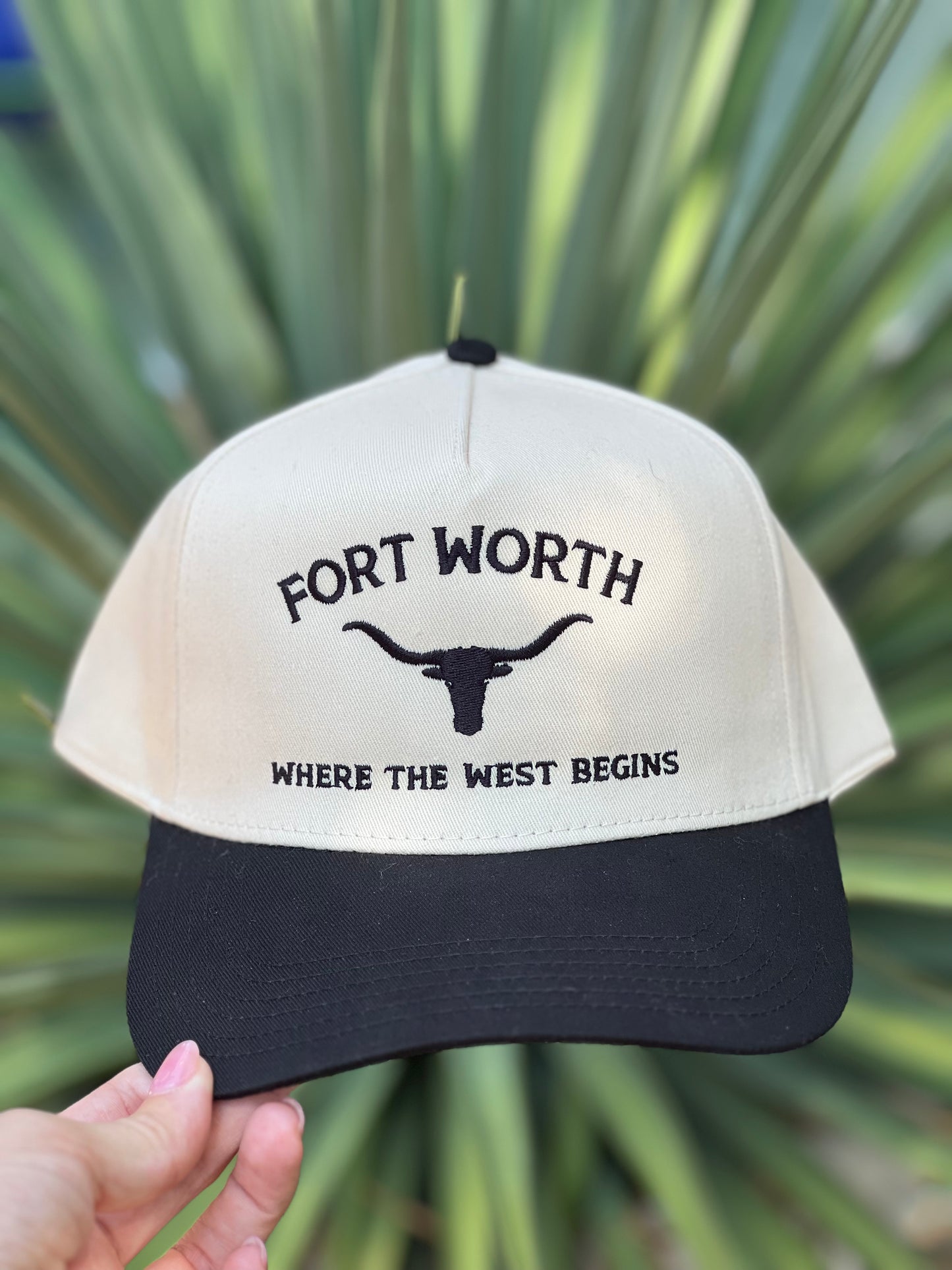 Fort Worth, Where The West Begins - Black/Natural