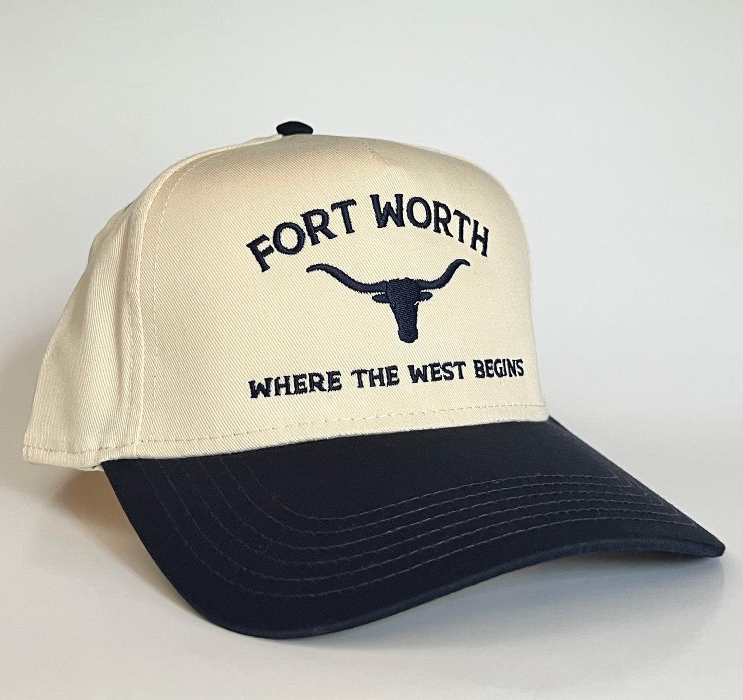 Fort Worth, Where The West Begins - Navy/Natural