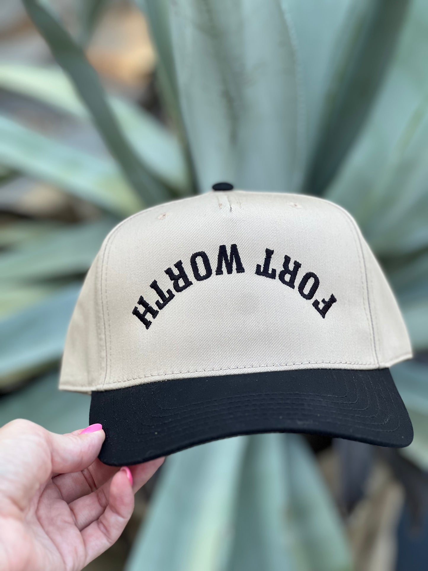 Upside Down Fort Worth - Black/Khaki