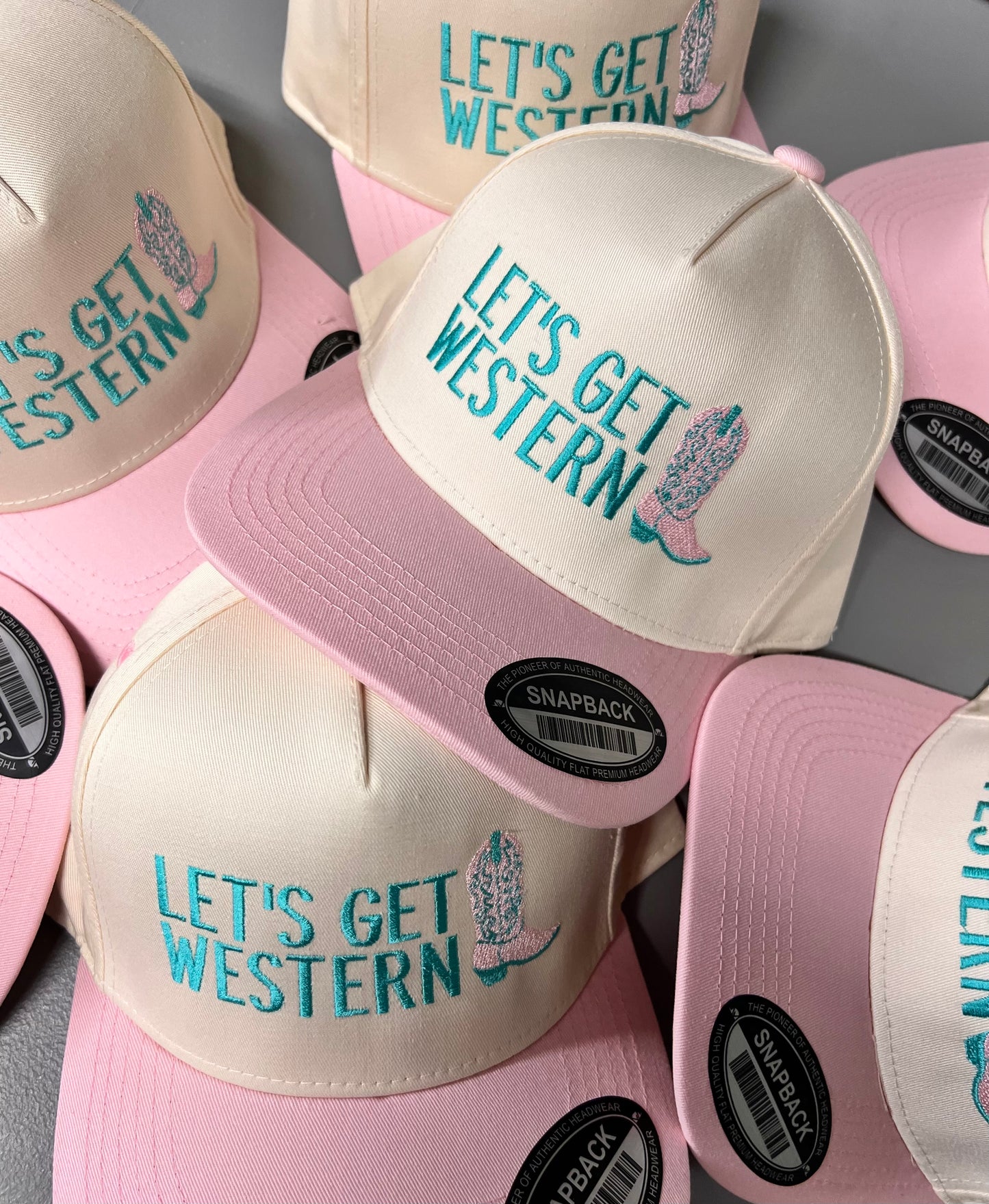Let’s Get Western - Light Pink/Natural