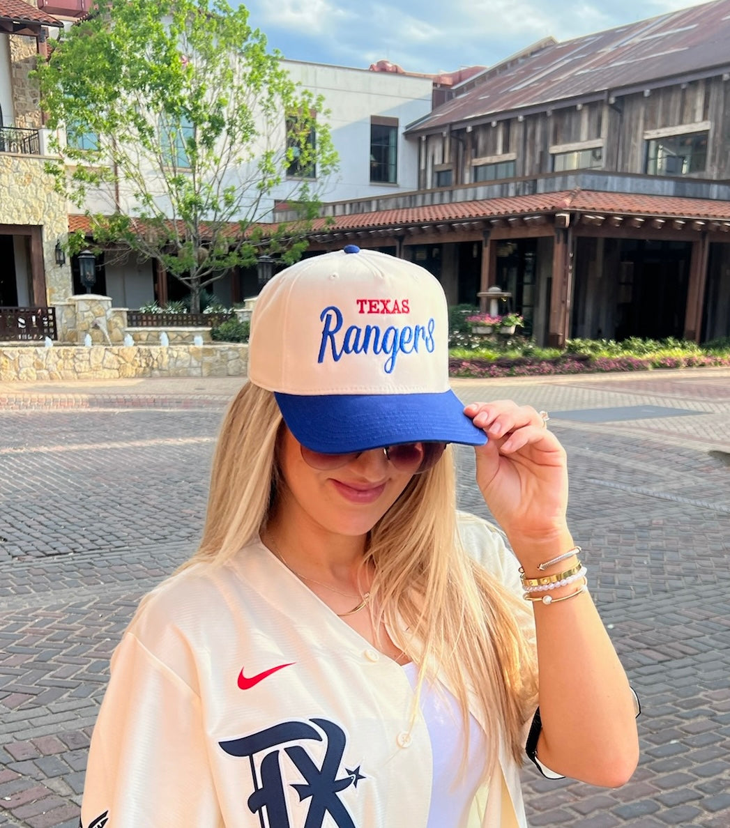 Texas Rangers - Royal Blue/Natural