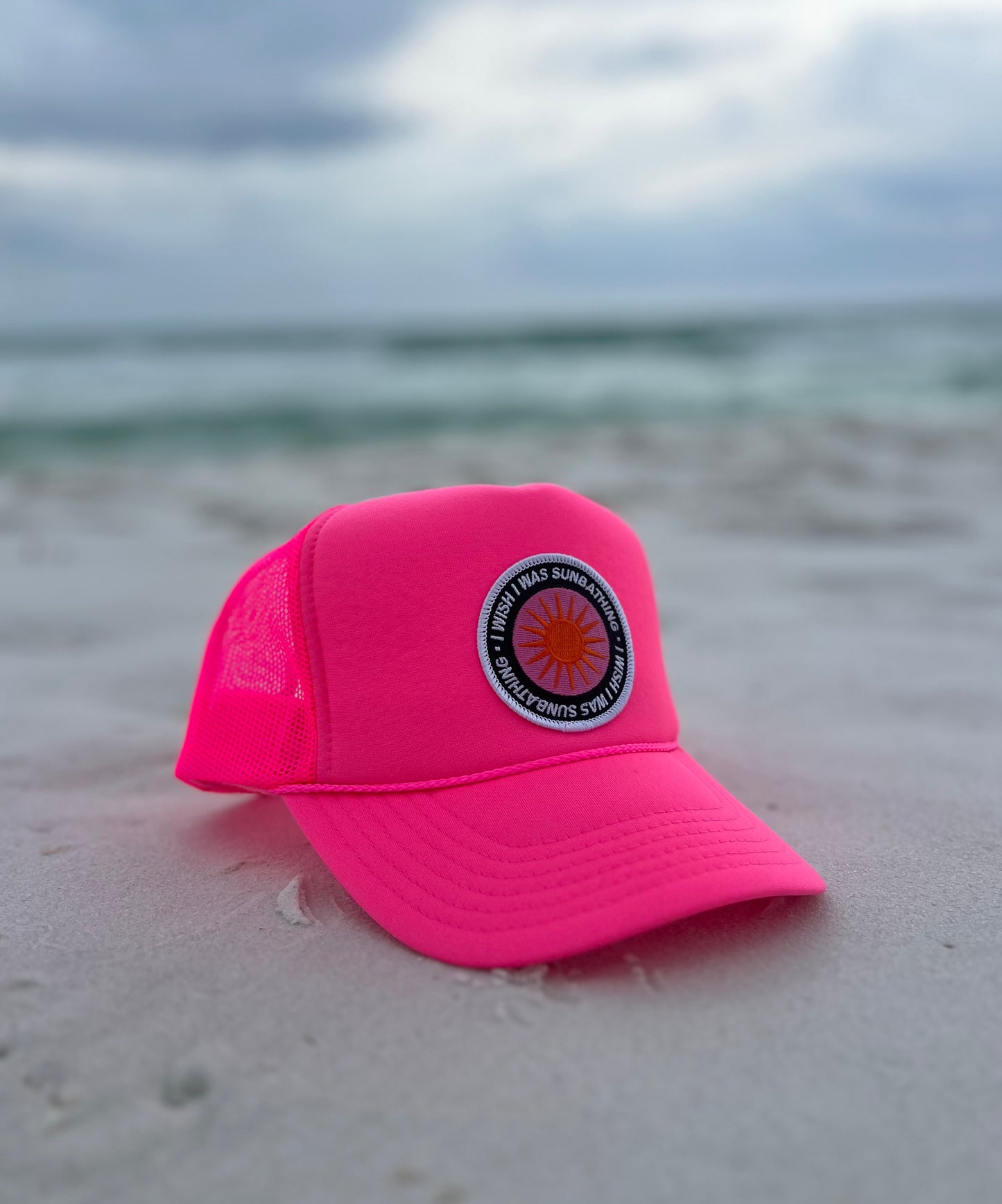 I Wish I Was Sunbathing - Hot Pink