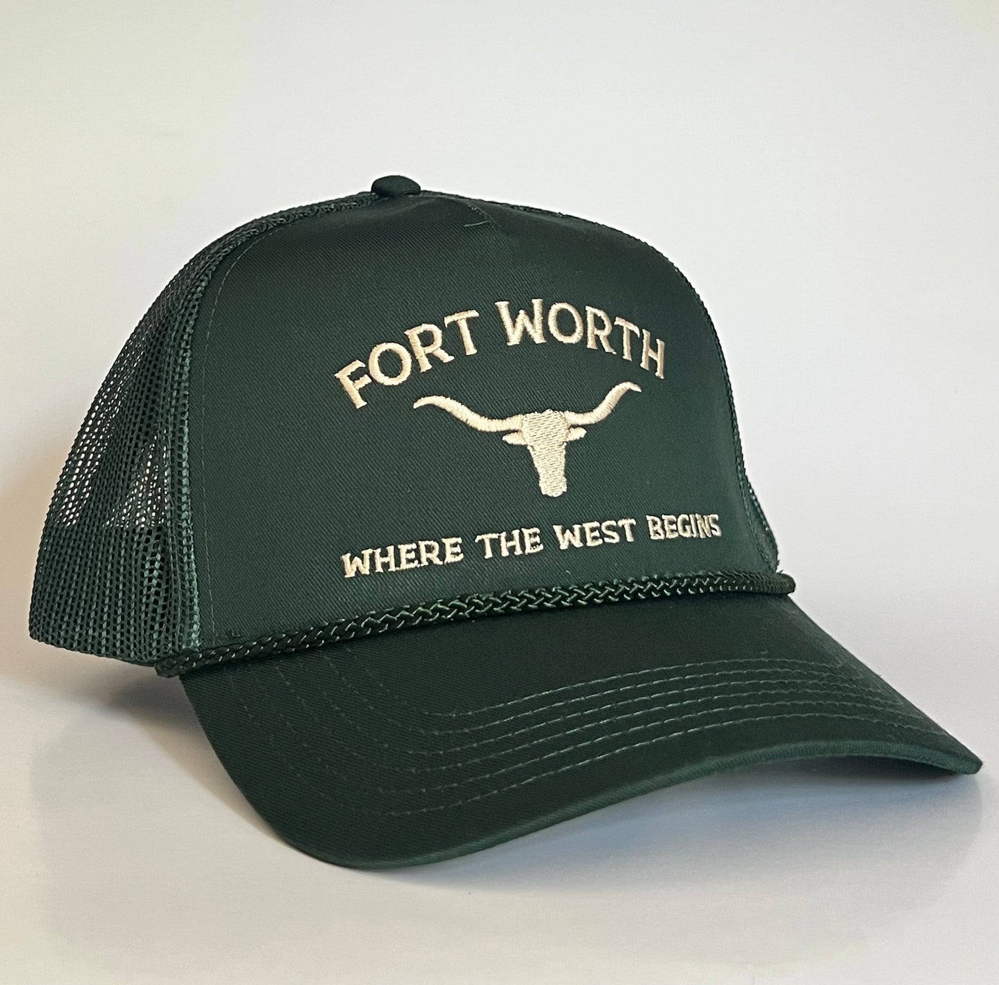 Fort Worth, Where The West Begins - Dark Green