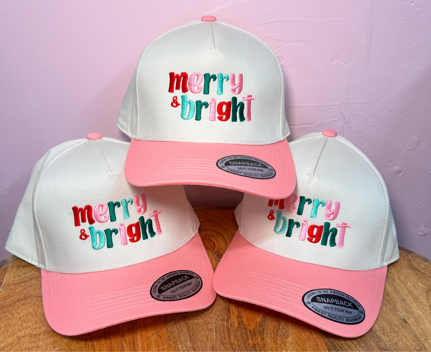 Merry & Bright - Pink/Natural