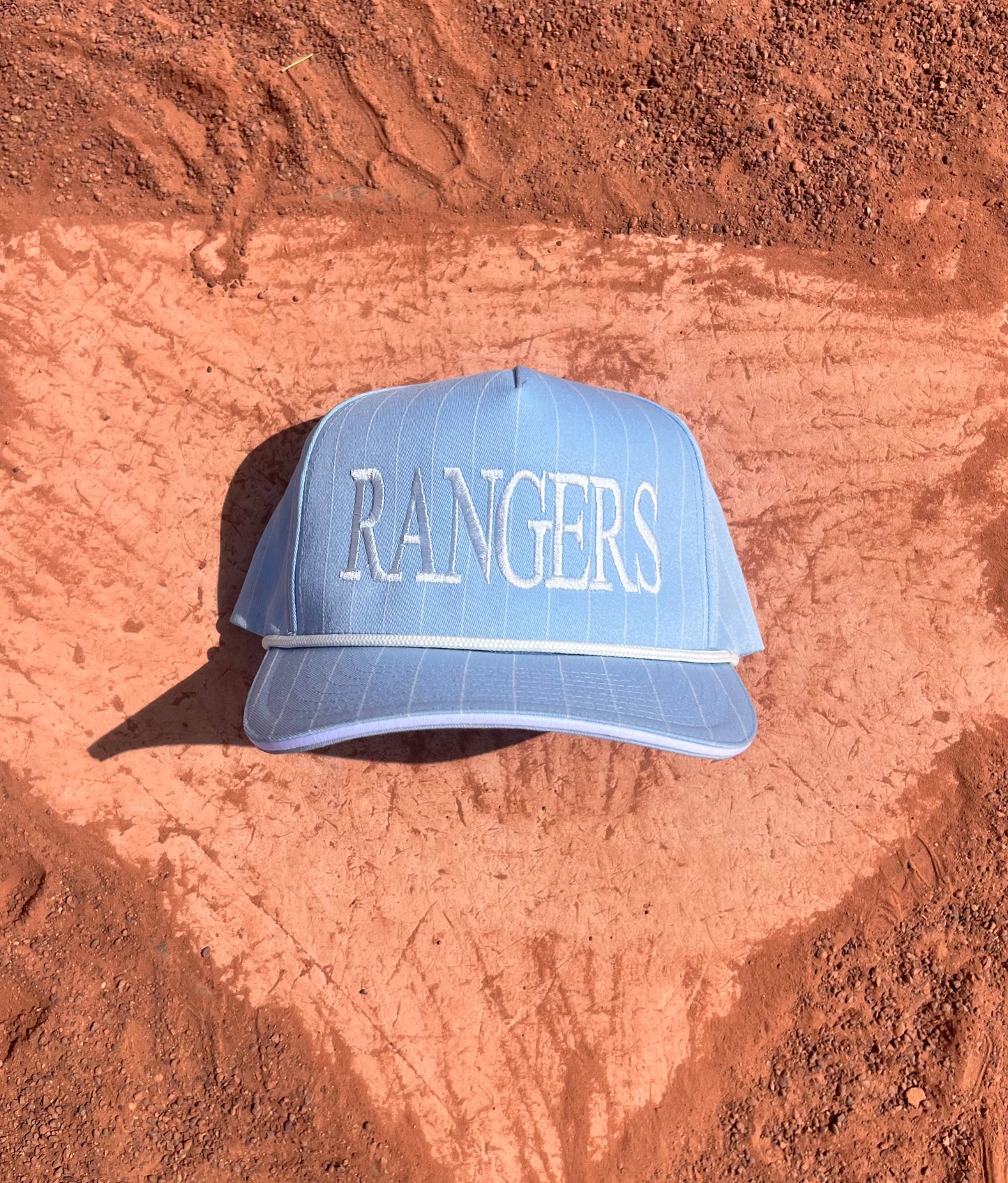 Rangers - Baby Blue Pinstripe