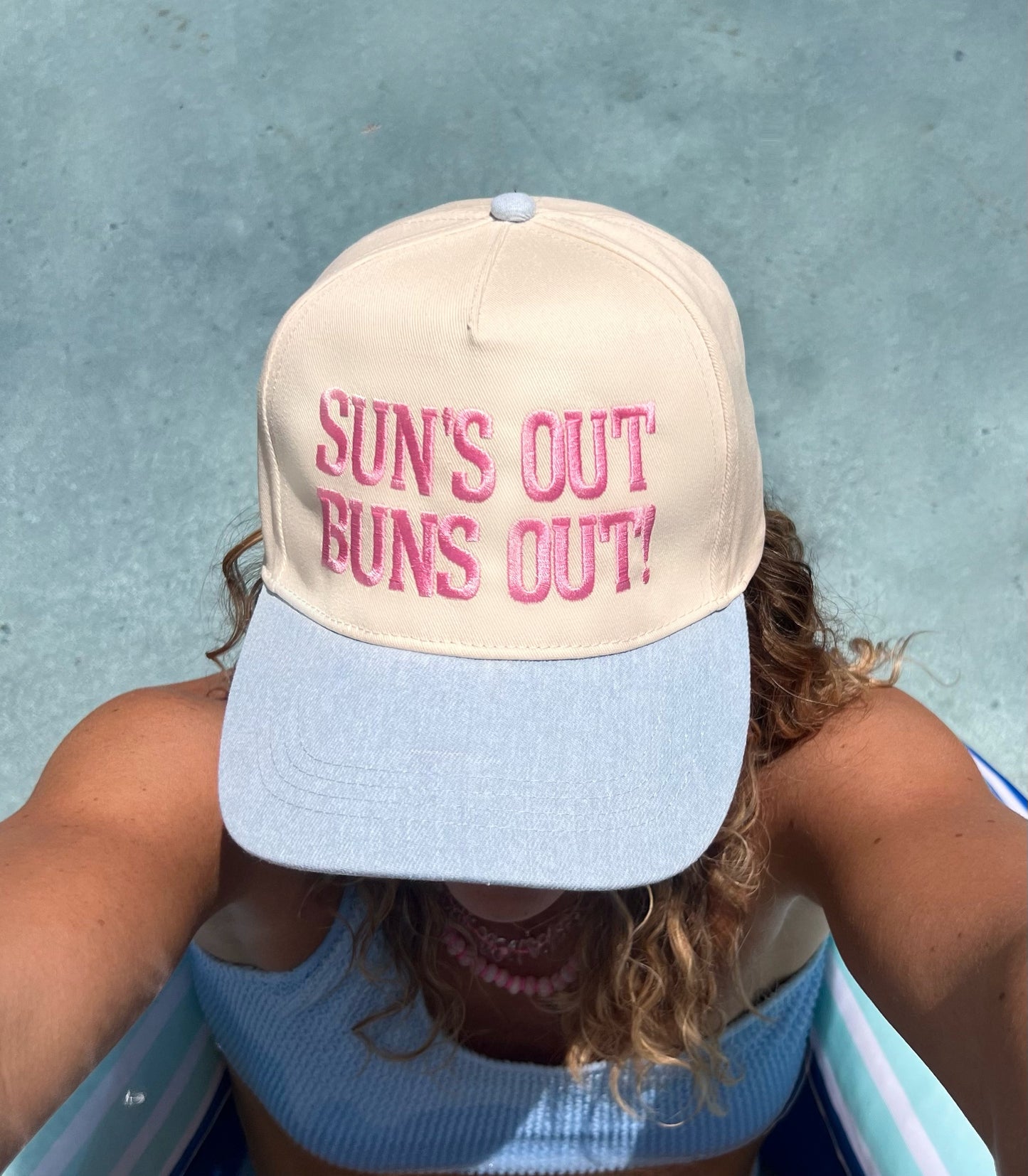 Sun’s Out Buns Out! - Denim/Natural