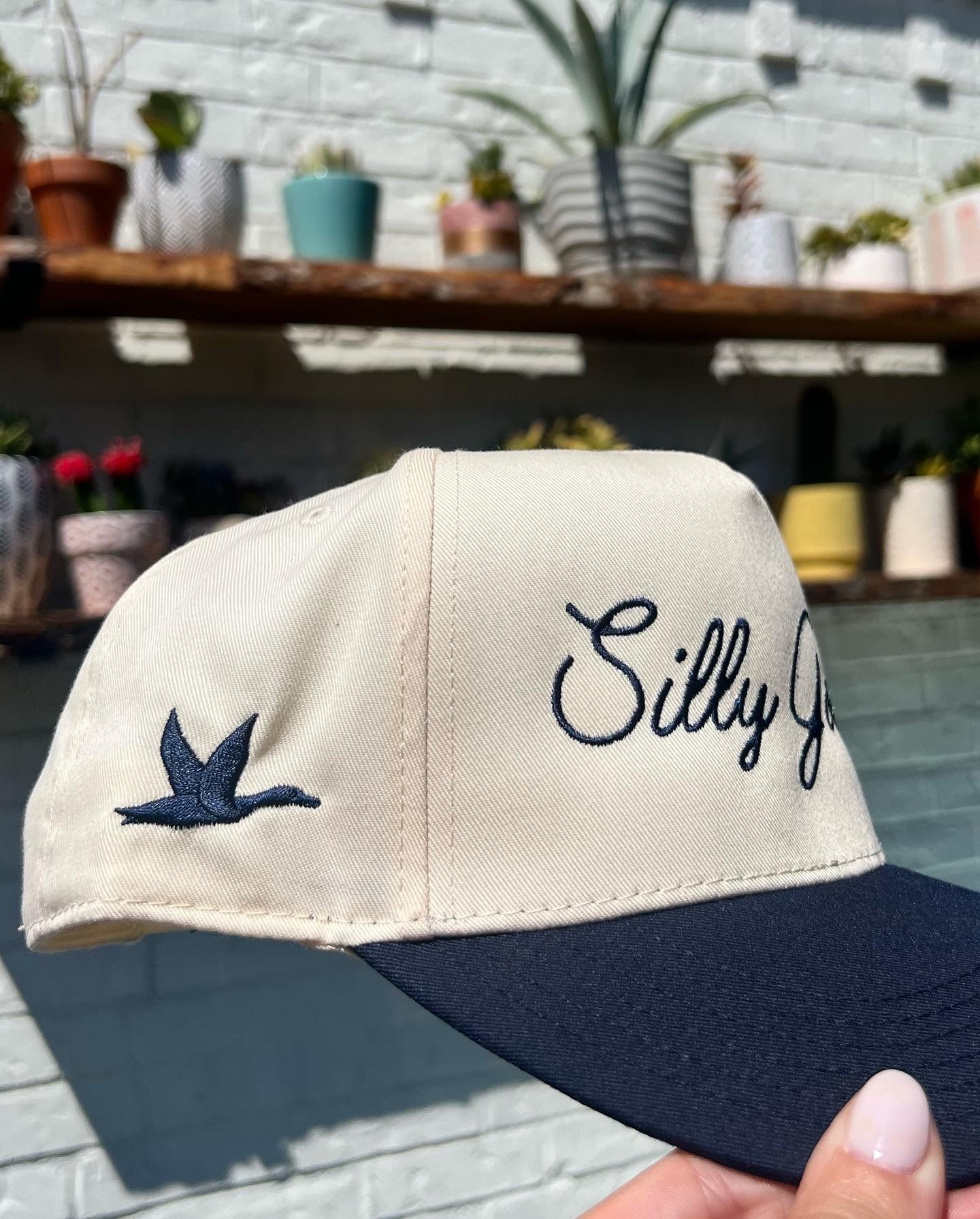 Silly Goose - Navy/Natural