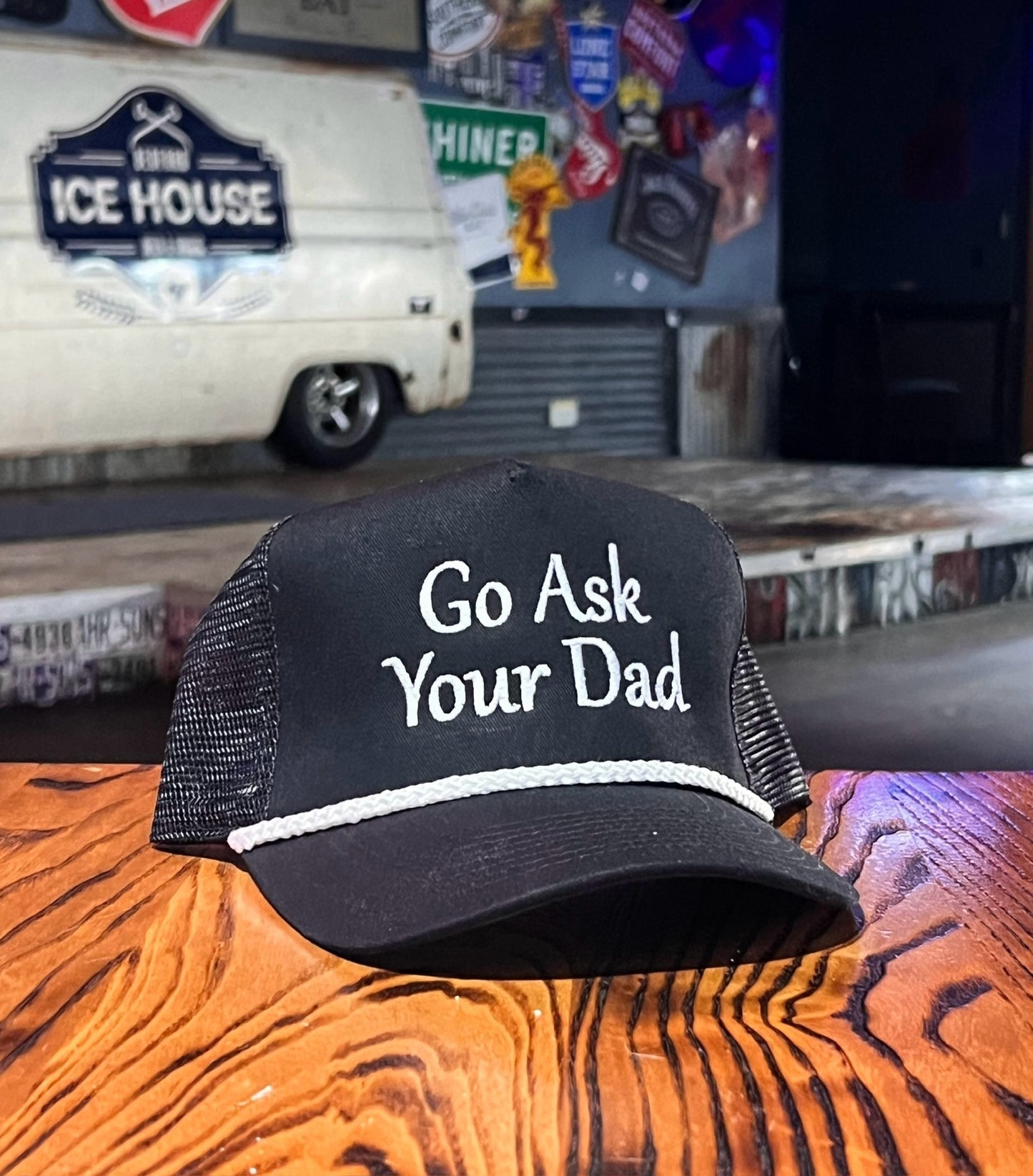 Go Ask Your Dad - Black/White