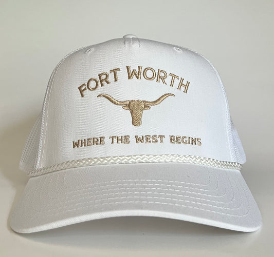 Fort Worth, Where The West Begins - White