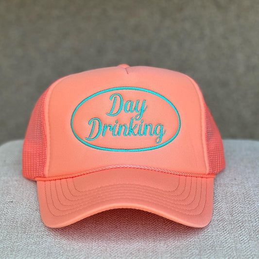 Day Drinking - Coral/Teal