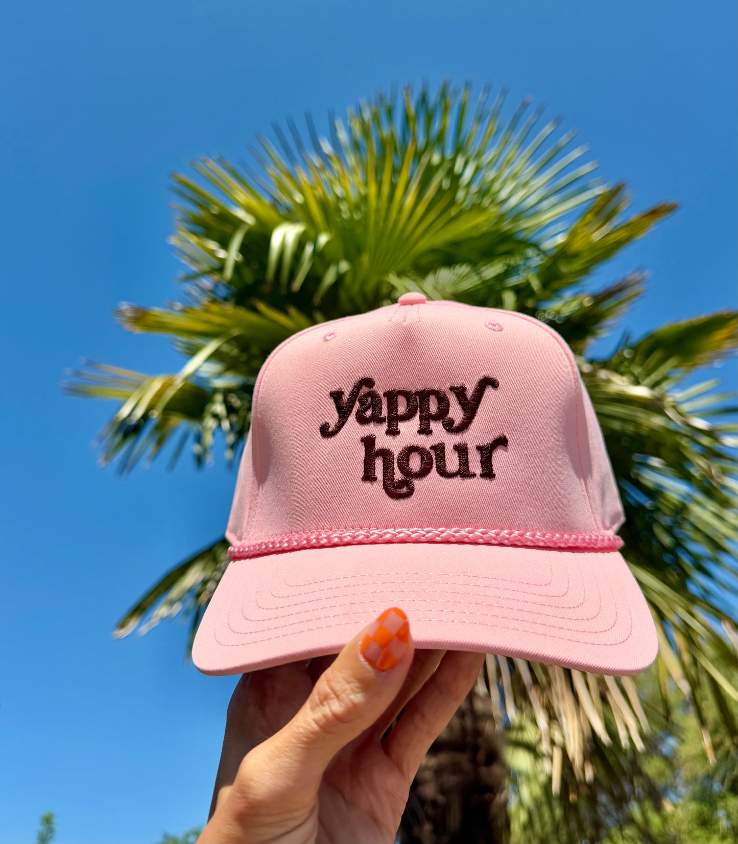 Yappy Hour - Pink/Brown