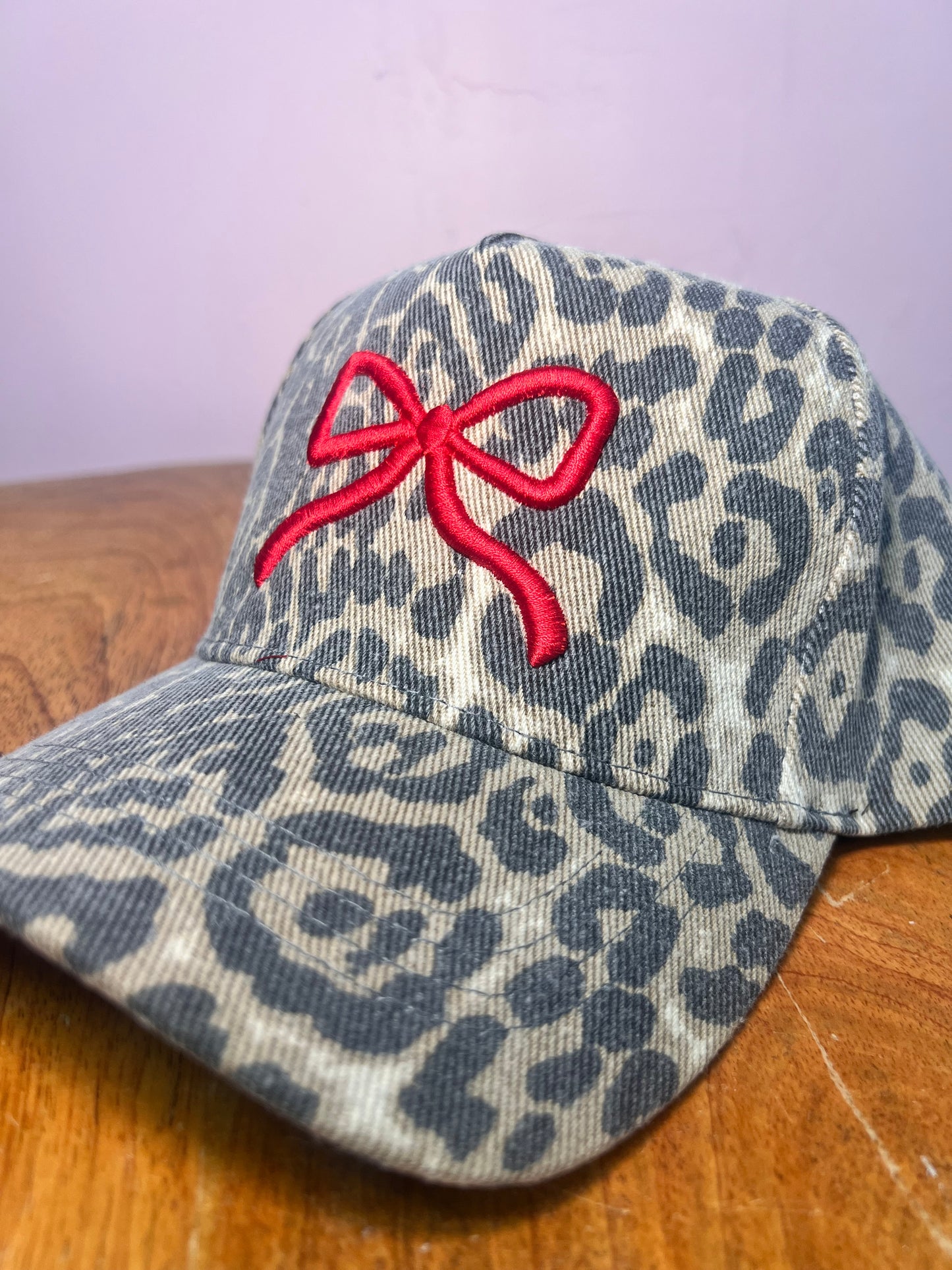 Red Bow - Leopard