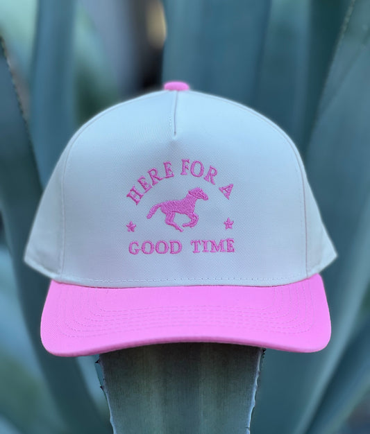 Here For A Good Time - Pink/Natural