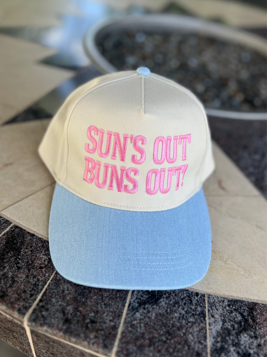 Sun’s Out Buns Out! - Denim/Natural