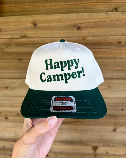 Happy Camper - Dark Green/Natural