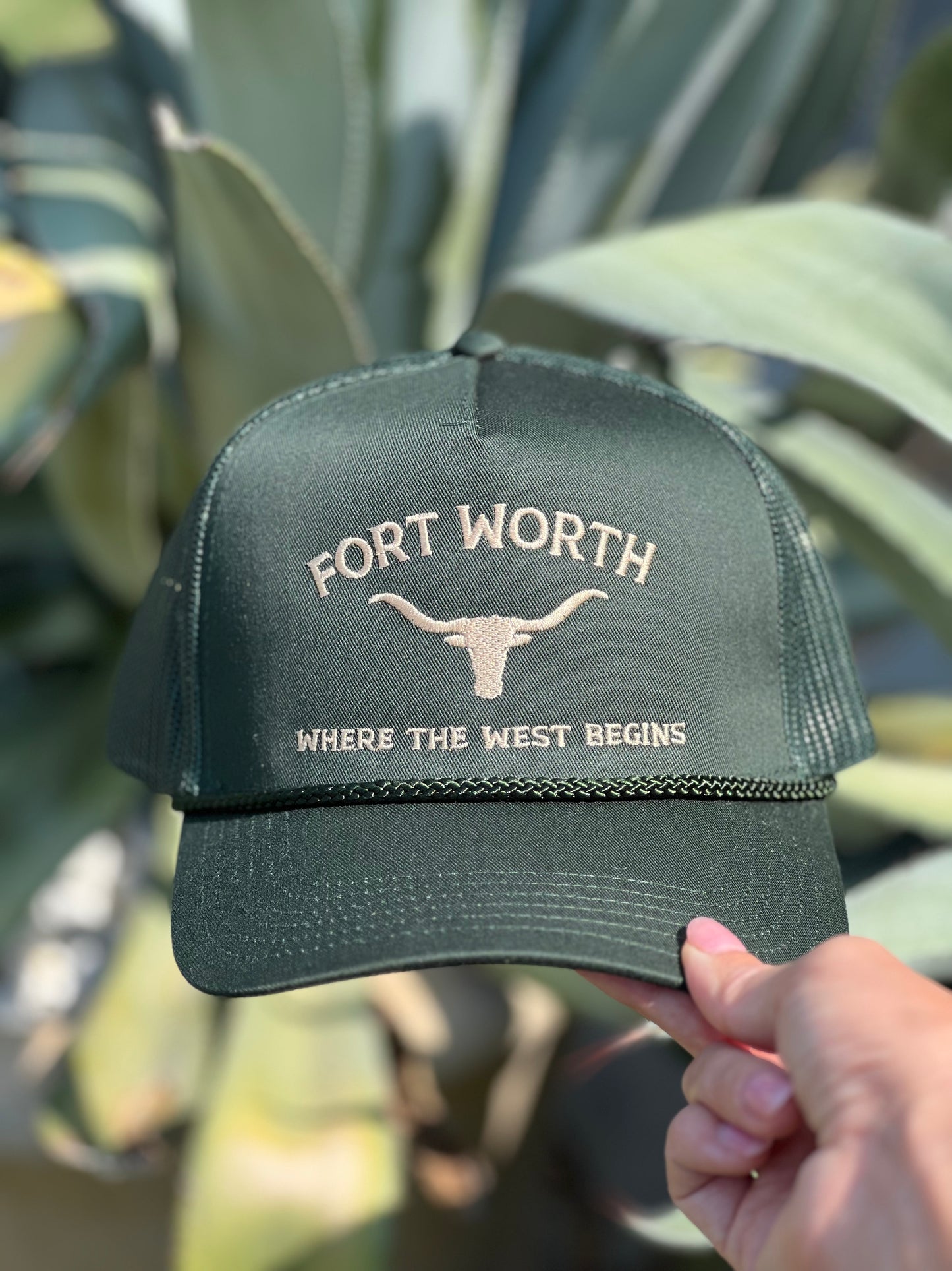 Fort Worth, Where The West Begins - Dark Green