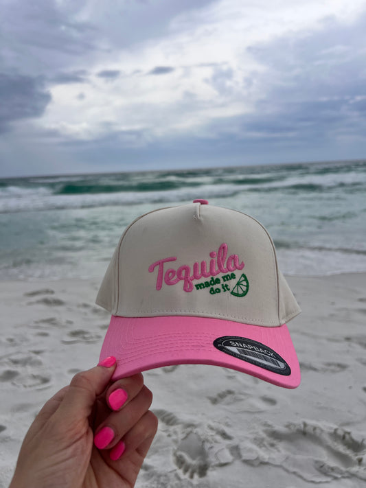 Tequila Made Me Do It - Pink/Natural