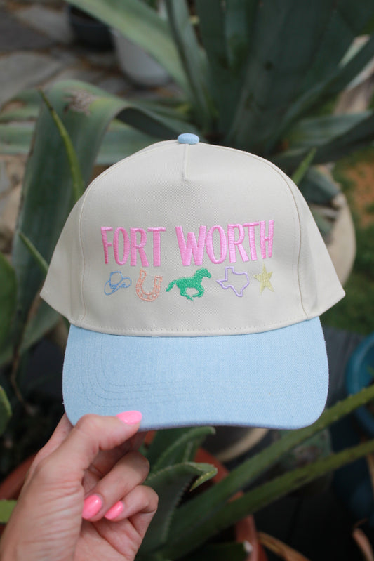Fort Worth - Denim/Natural