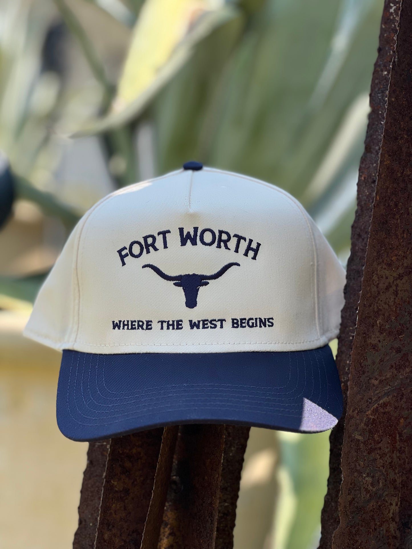 Fort Worth, Where The West Begins - Navy/Natural