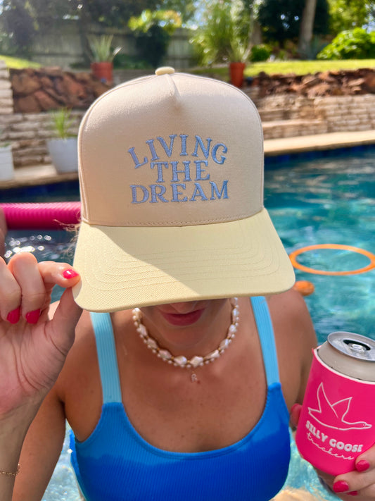 Living The Dream - Butter Yellow/Baby Blue