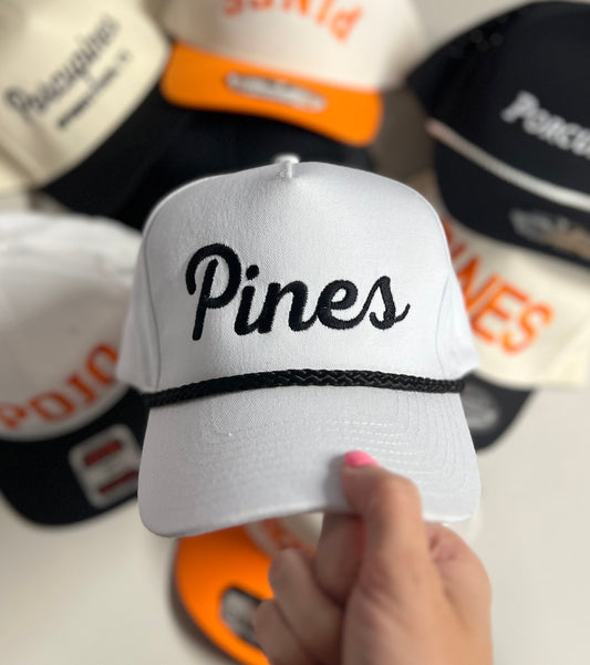 Pines - White/Black Rope