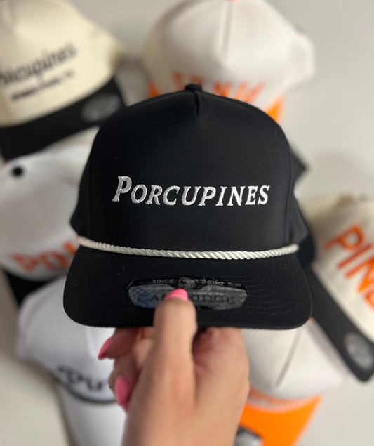 Porcupines - Black/White Rope