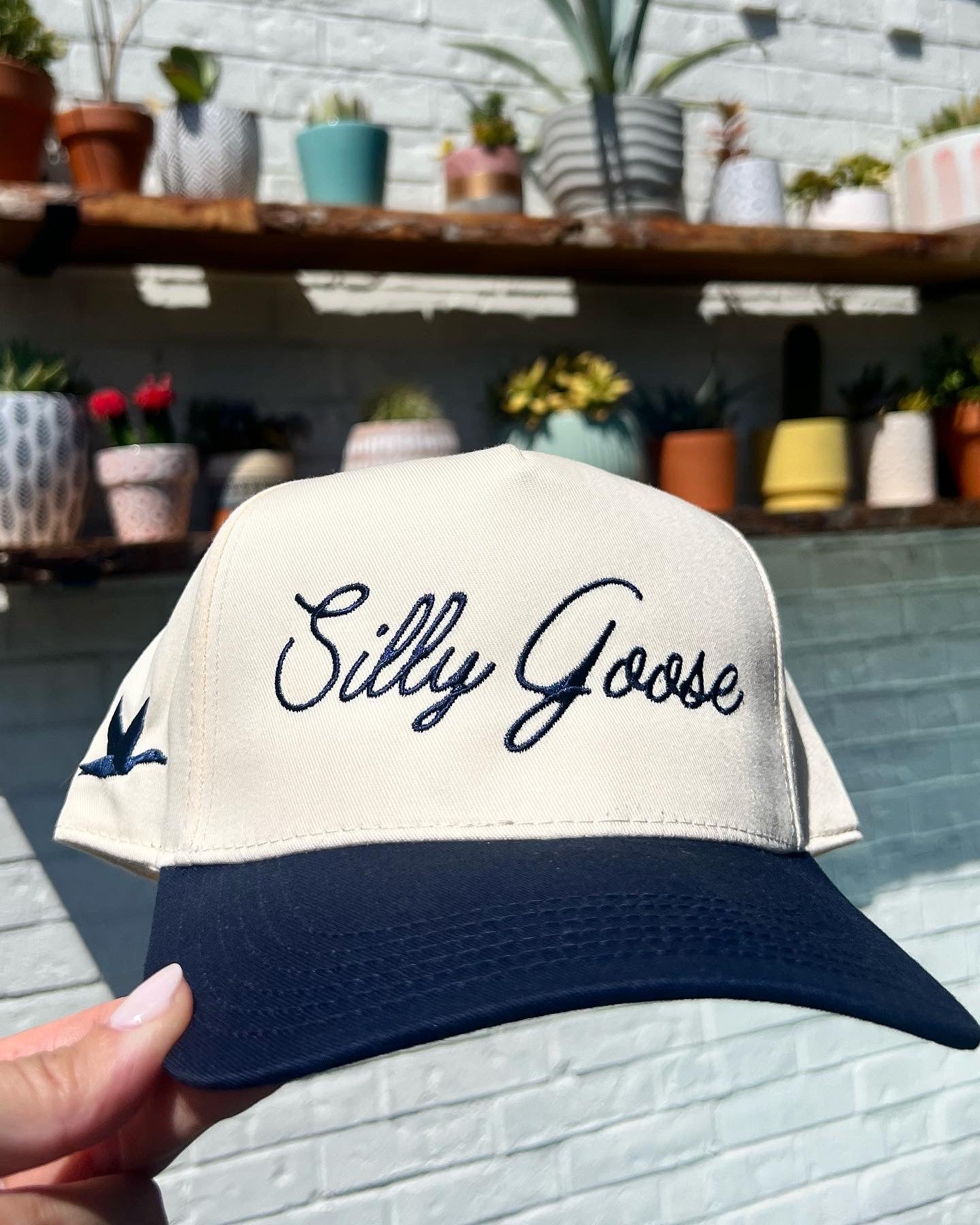 Silly Goose - Navy/Natural